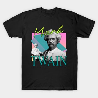 Mark Twain Retro 80's Neon T-Shirt